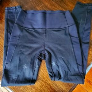 GAP Fit Compression Leggings with Stars, Size Small